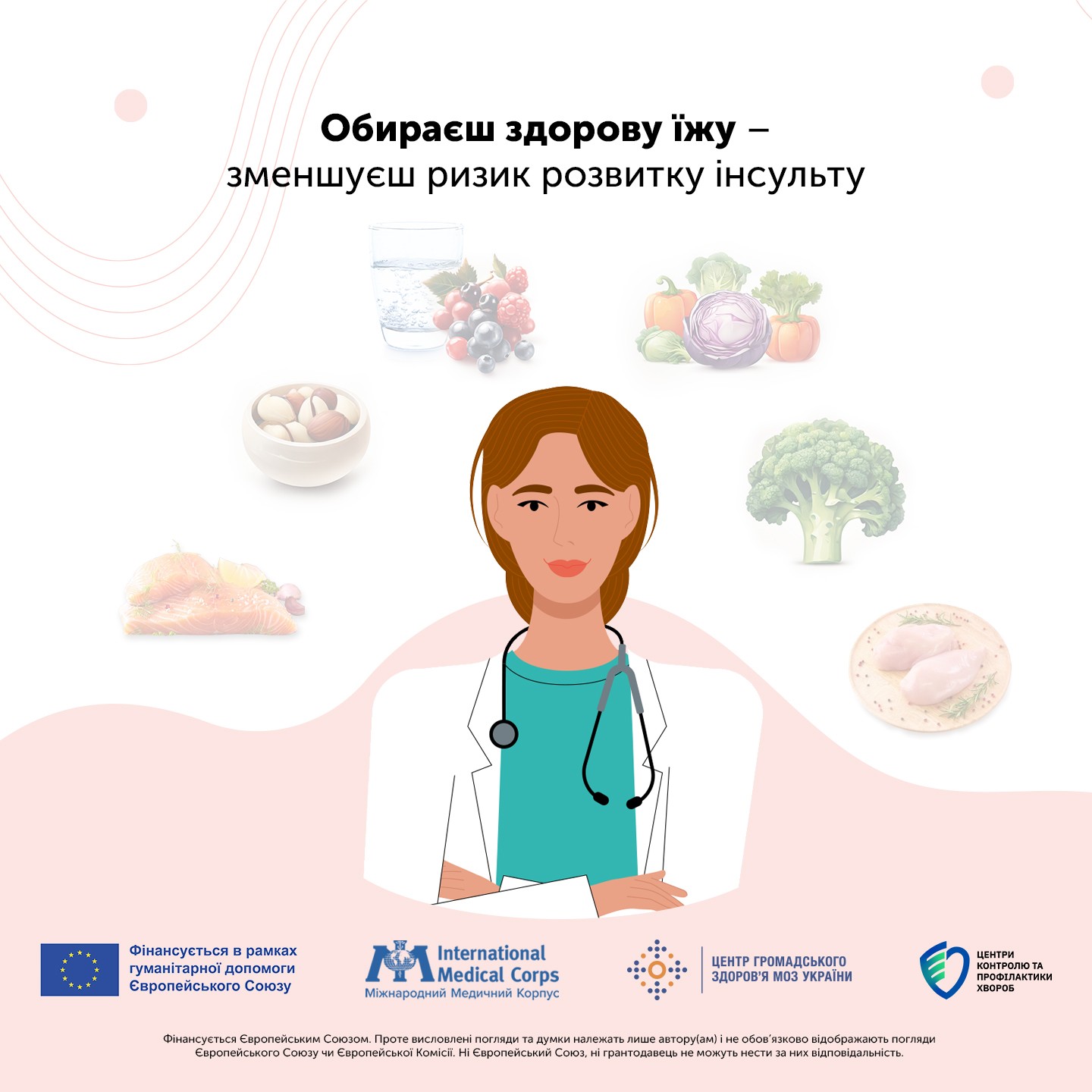 Корисні продукти для здоров’я твого мозку та профілактики інсульту