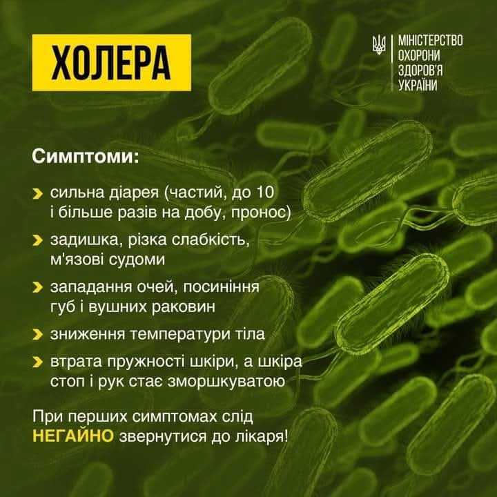 ХОЛЕРА: ЧОМУ ВАЖЛИВО ЗНАТИ ТА БУТИ ГОТОВИМ